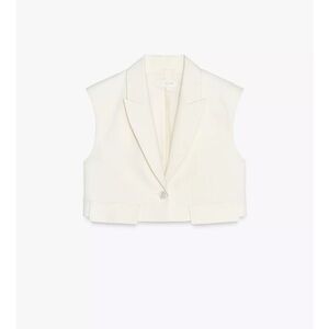 Zara cropped vest